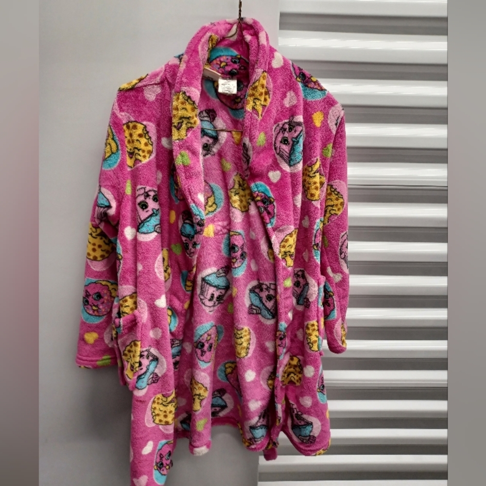 10/12 Shopkins Pink Fleece Robe